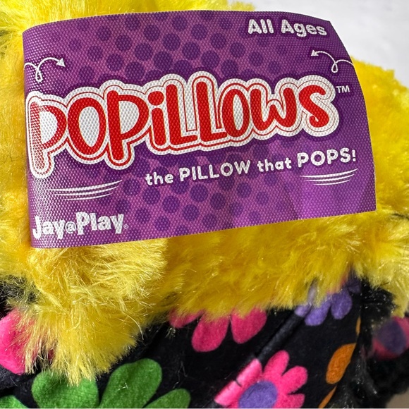 New POPillows Plush Bee Sleepy Time Anytime Pillow - Picture 3 of 10